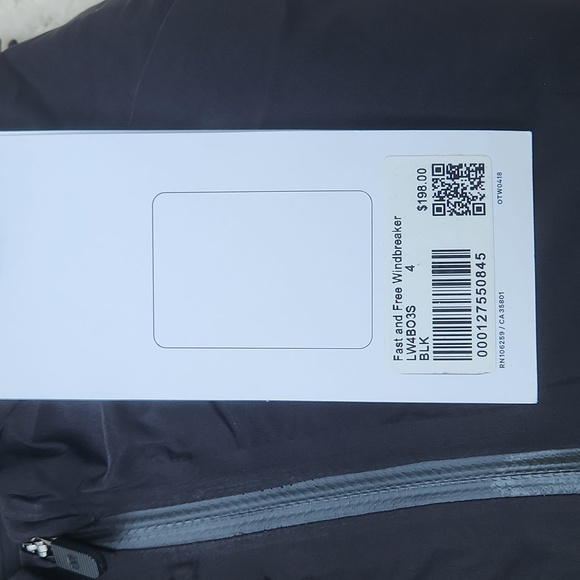 Nwt Lululemon Fast & Free Windbreaker - Picture 13 of 13